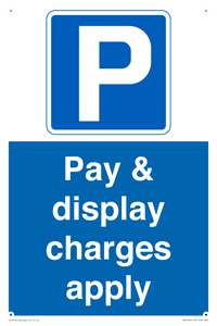 Pay & display charges apply